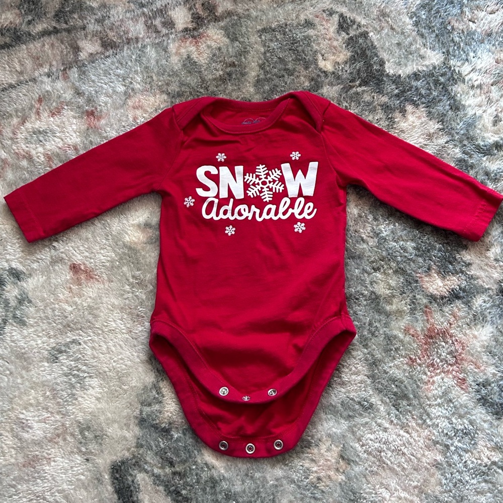 Snow adorable onesie